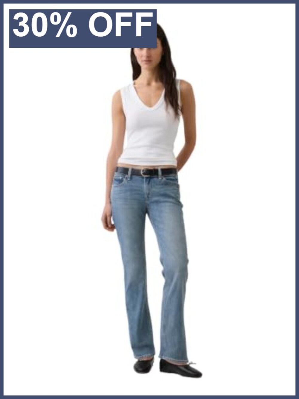 Low Rise Straight Fit Jeans